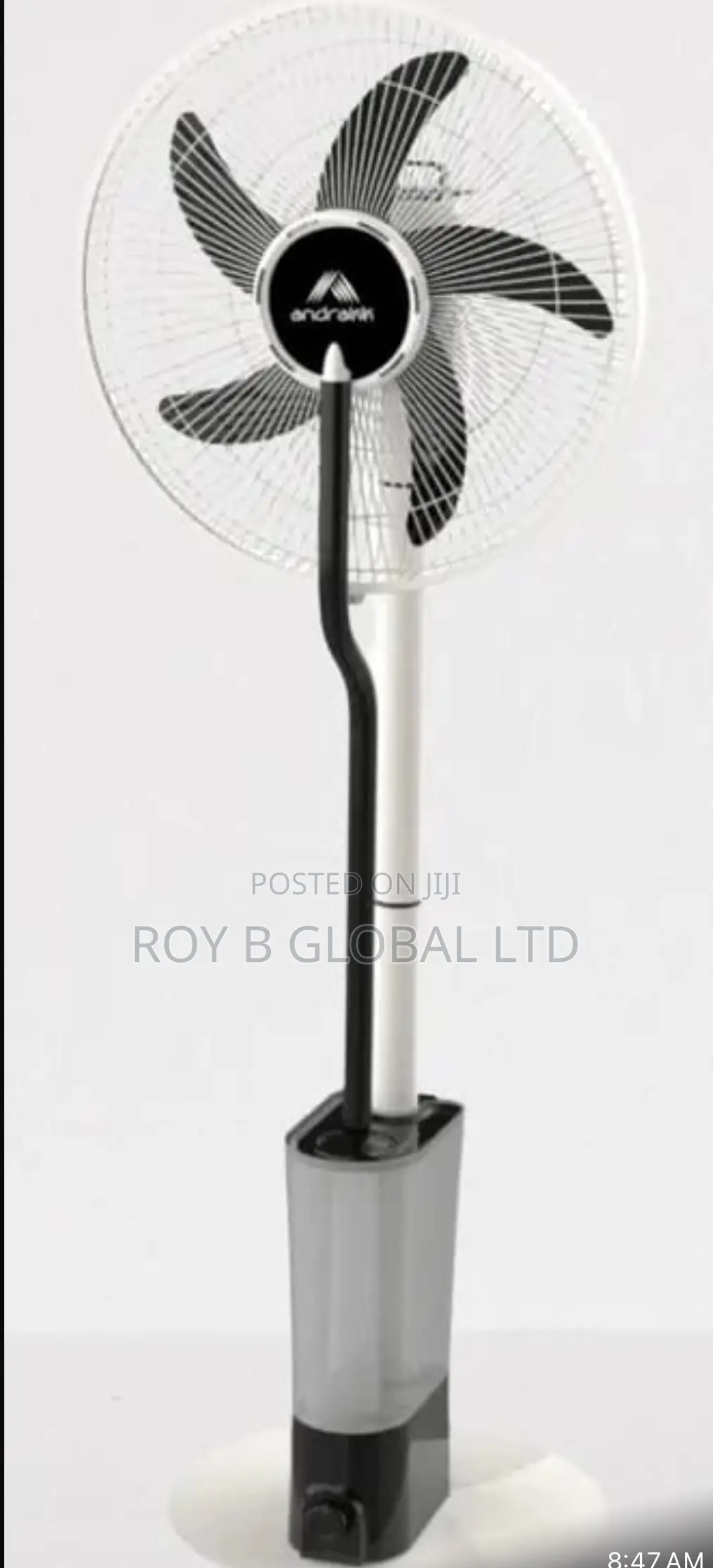 18” Solar 5 in 1 Rechargeable Fan