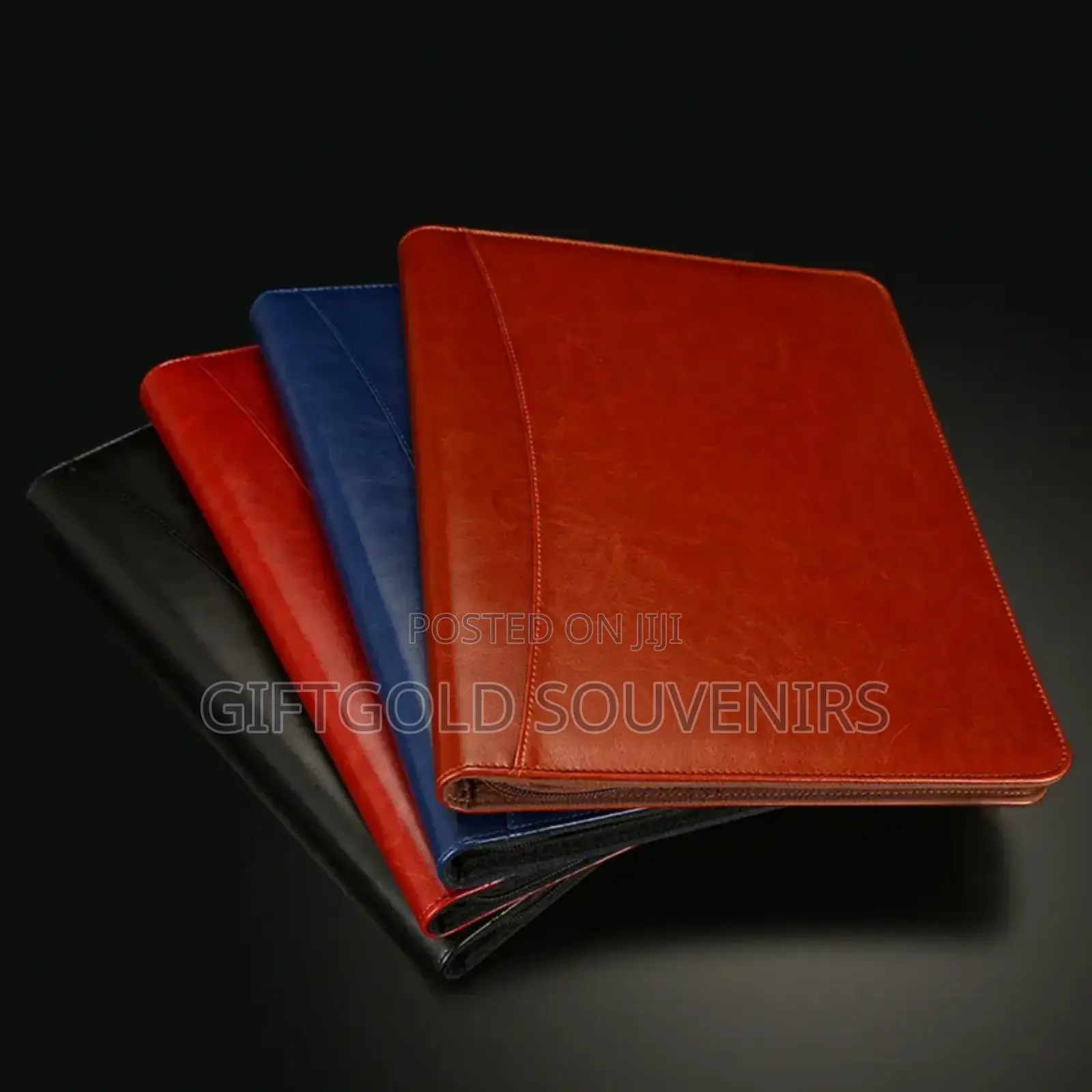 Leather Business Document File Folder