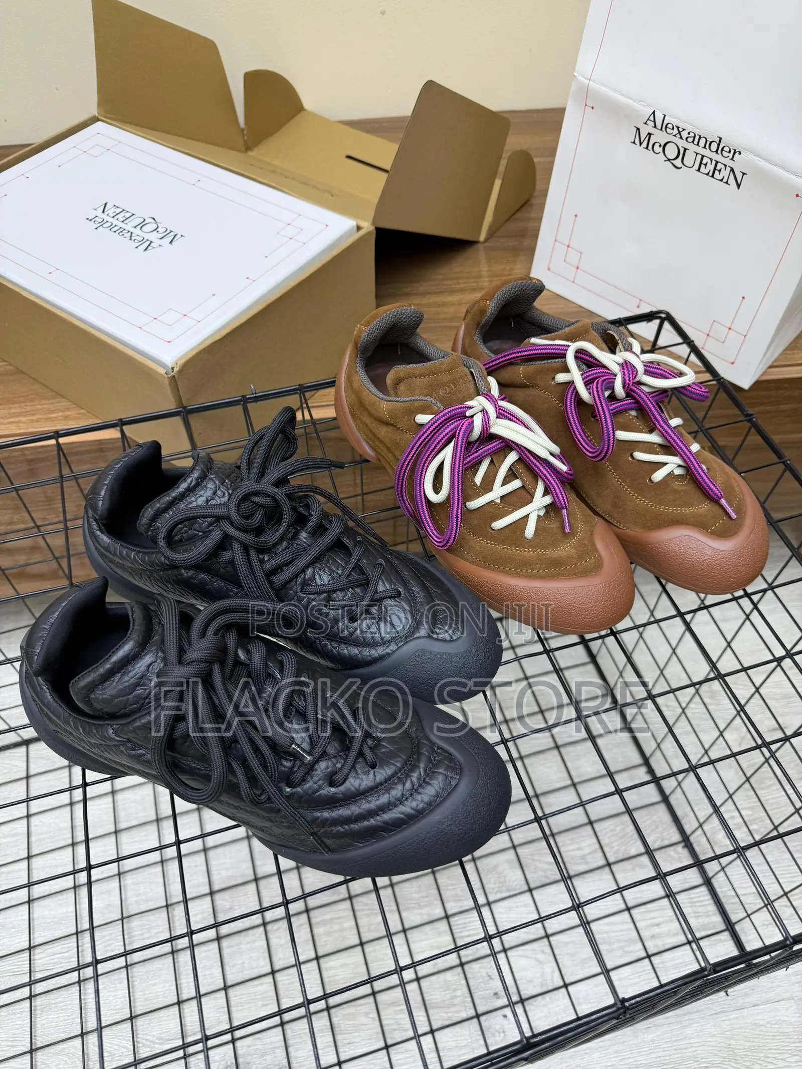Original Alexander Mcqueen Men’S Flexion Luxury Sneakers