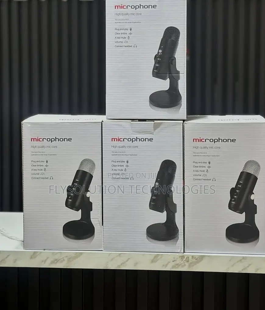 Professional Usb Condenser Podcast Microphone Studio Mic
