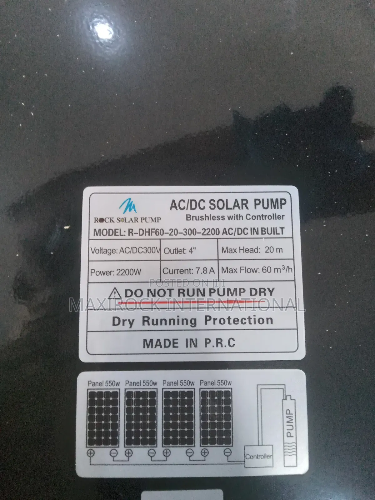 3hp 4 Inch Ac Dc Solar Surface Pump