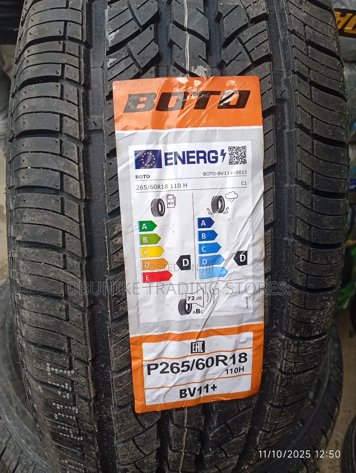 265/60r18 Boto Tyre