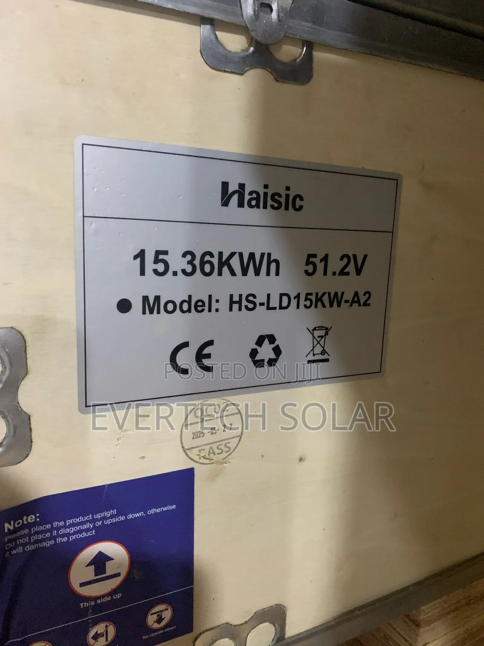 15kwhs Haisic 48v Lithium Ion Battery 300a