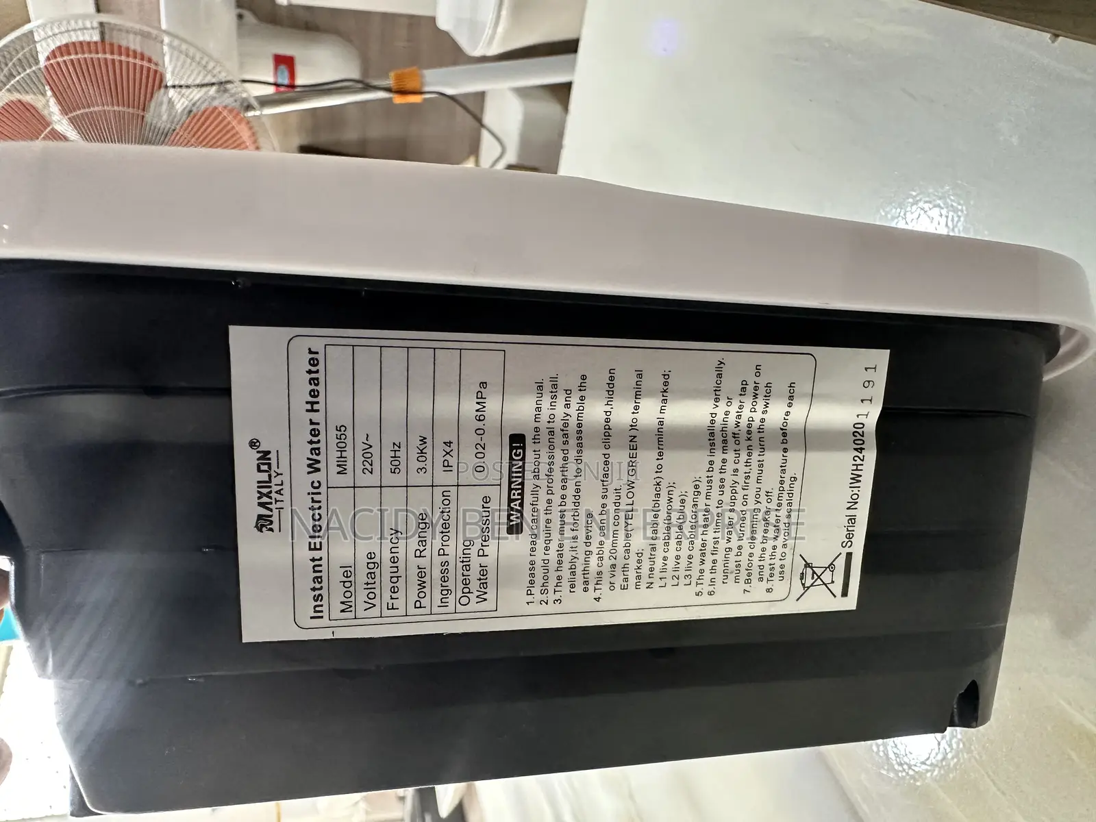 Instant Water Heater