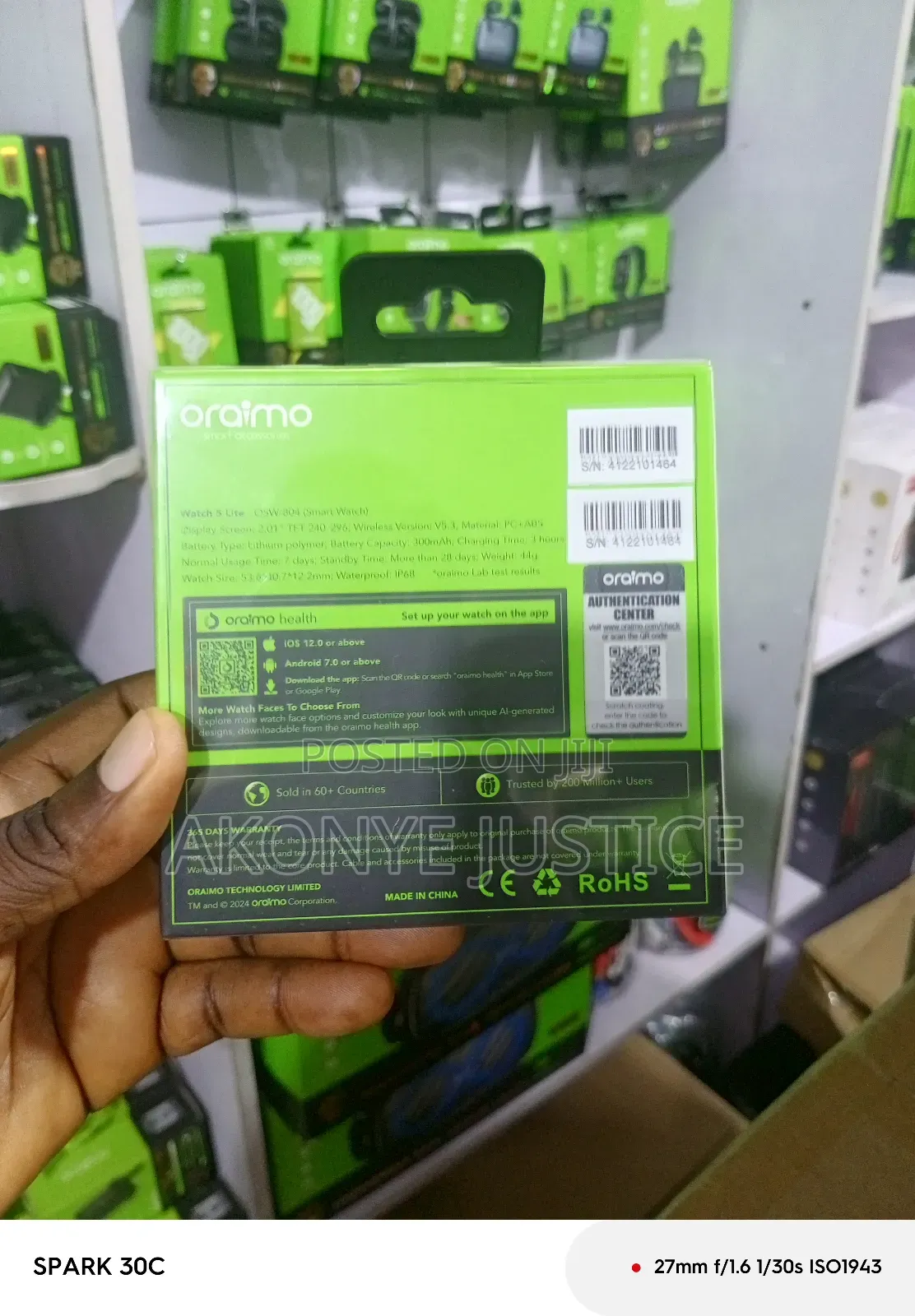 Oraimo Smart Watch 5 Lite