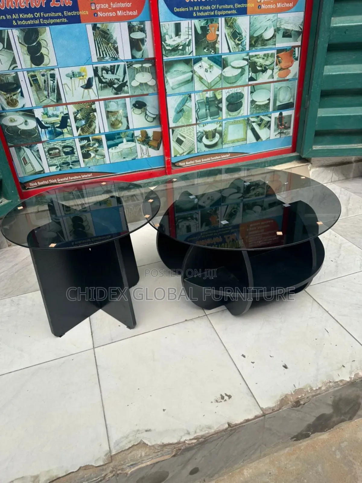 Round Coffee Glass Center Table