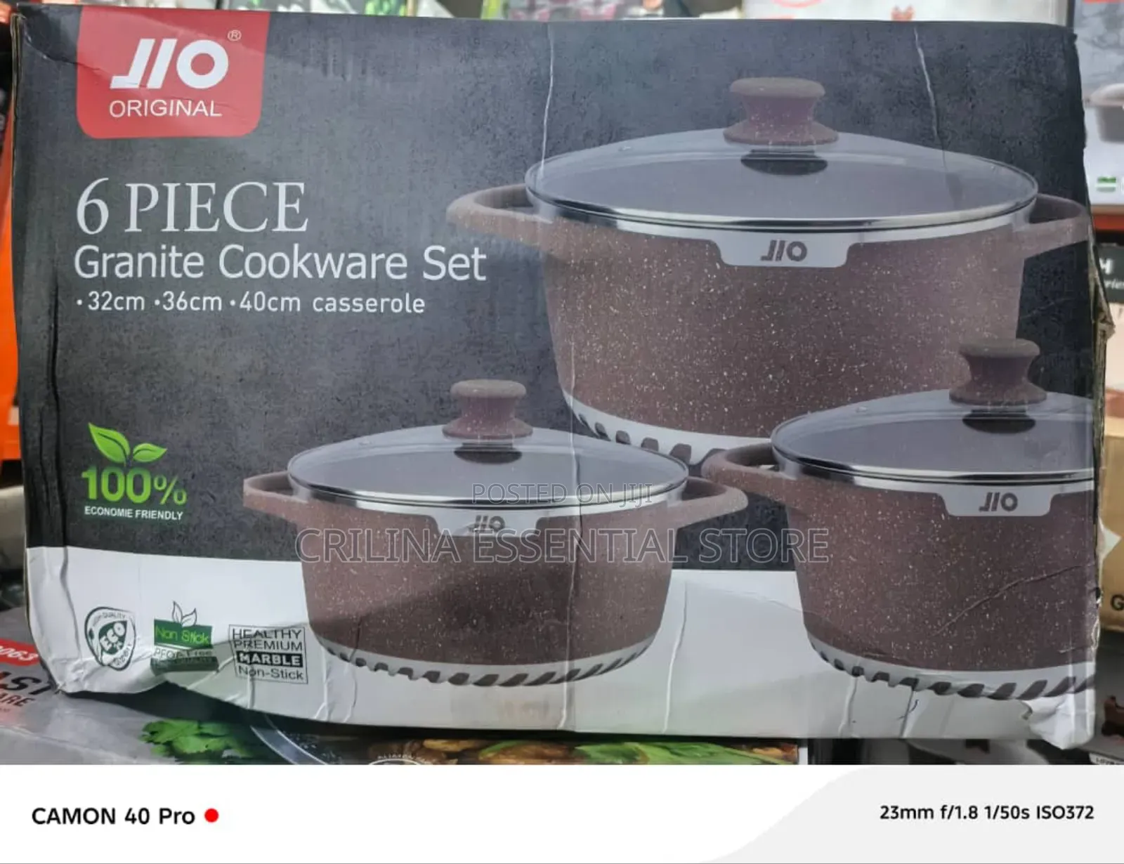 Jio 6pcs Granite Coating Kitchen Cookware