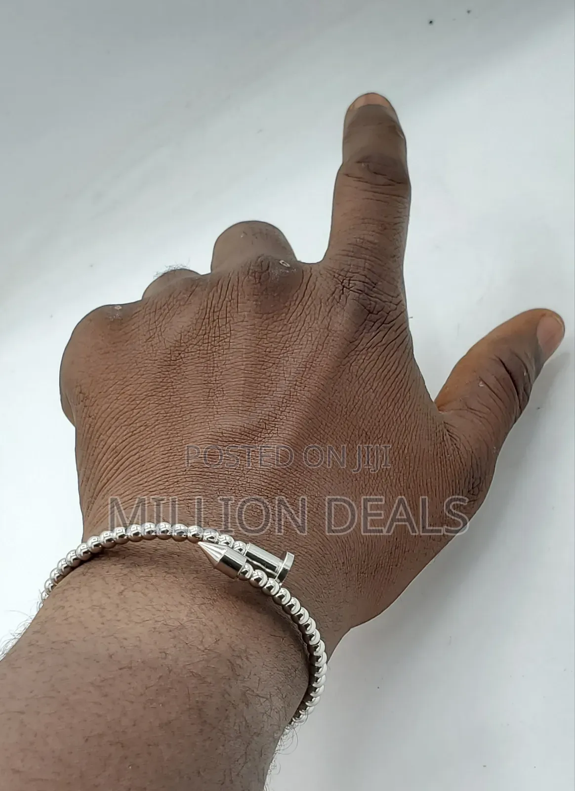 Stainless Link Men’S Bracelet
