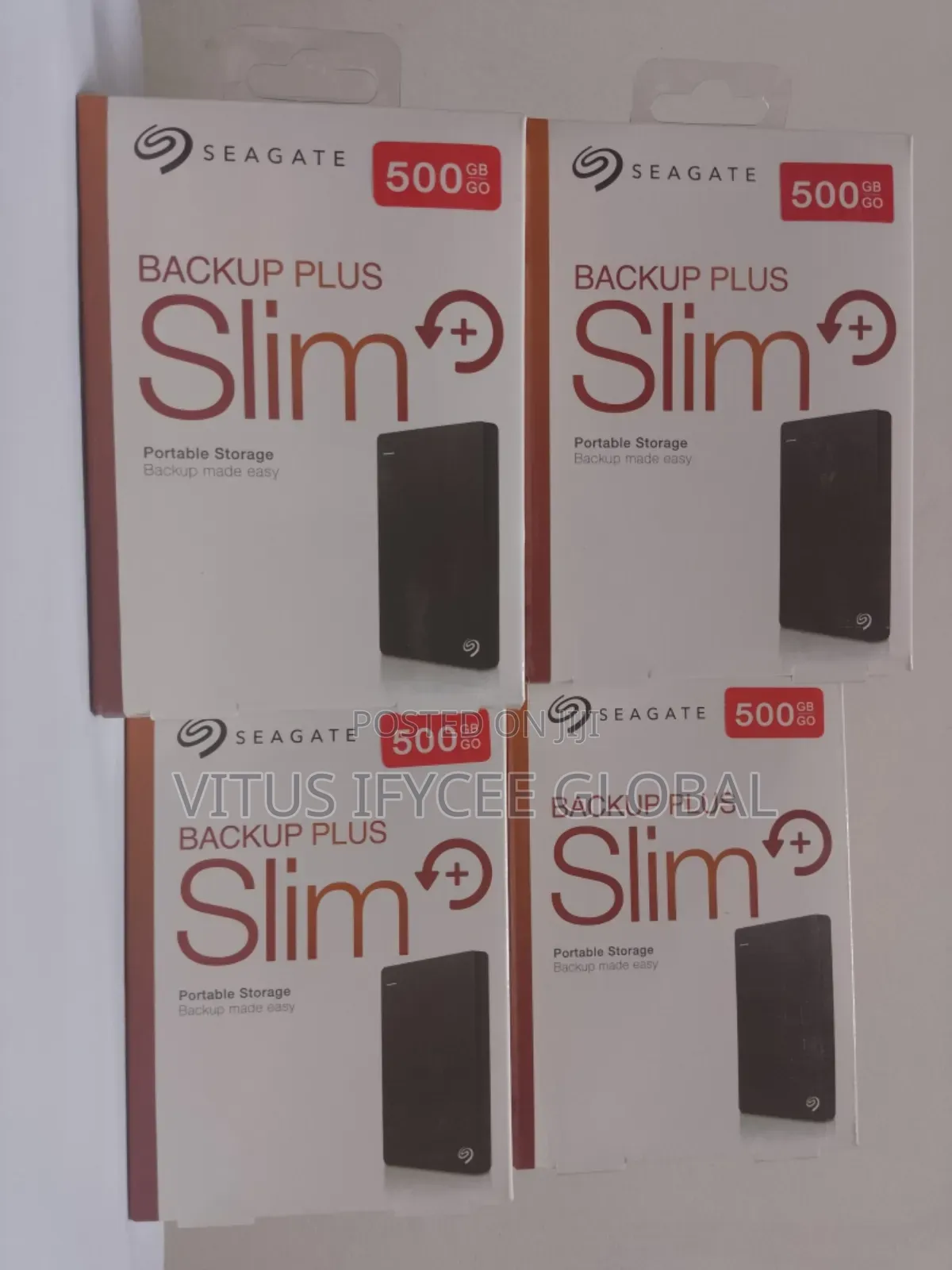 Seagate Portable Backup Plus Slim 500gb Hard Drive