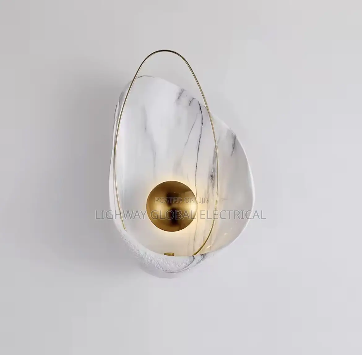 Modern Creative Resin Shell Wall Light