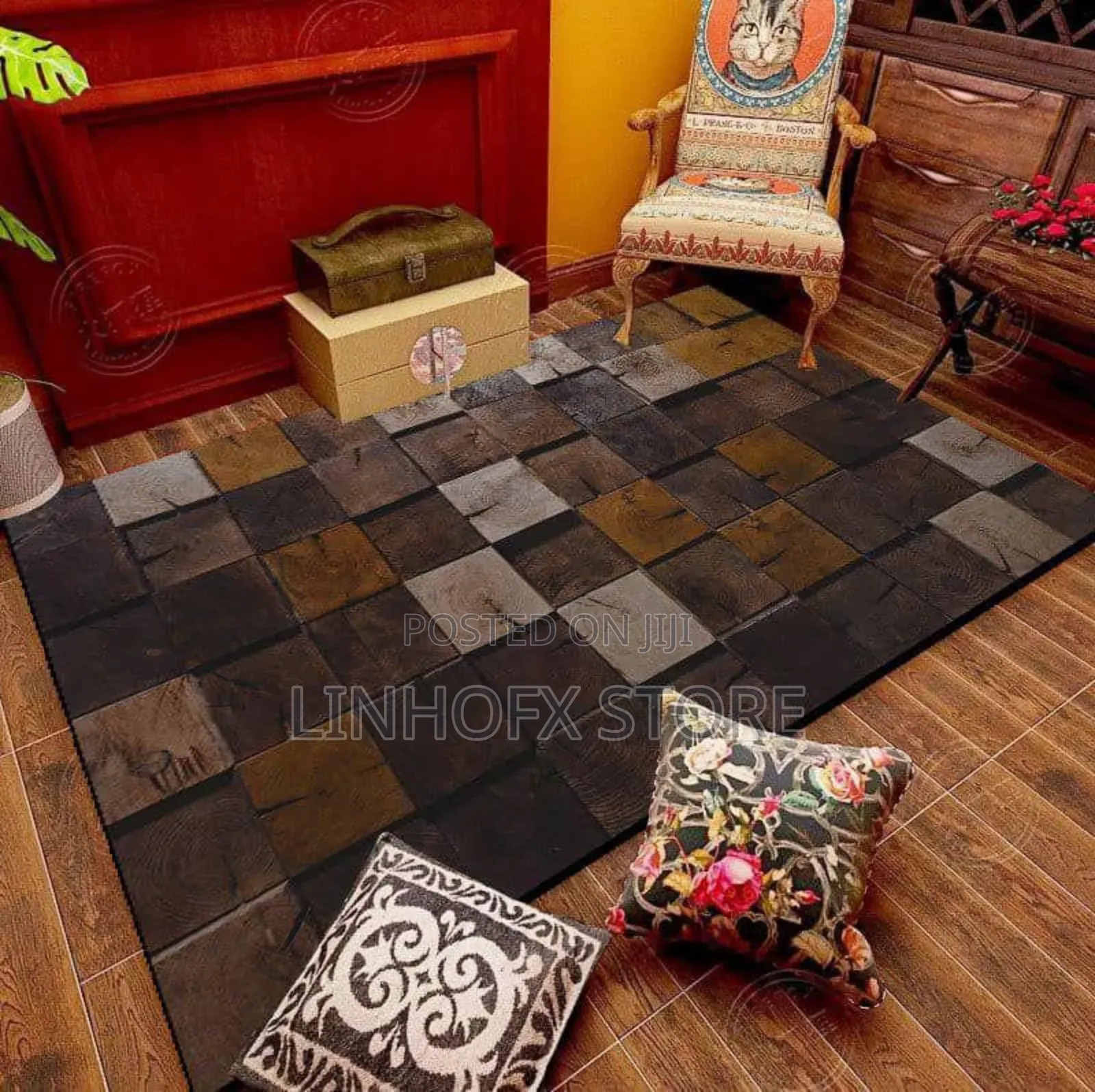 High-Quality 3d Center Rug
