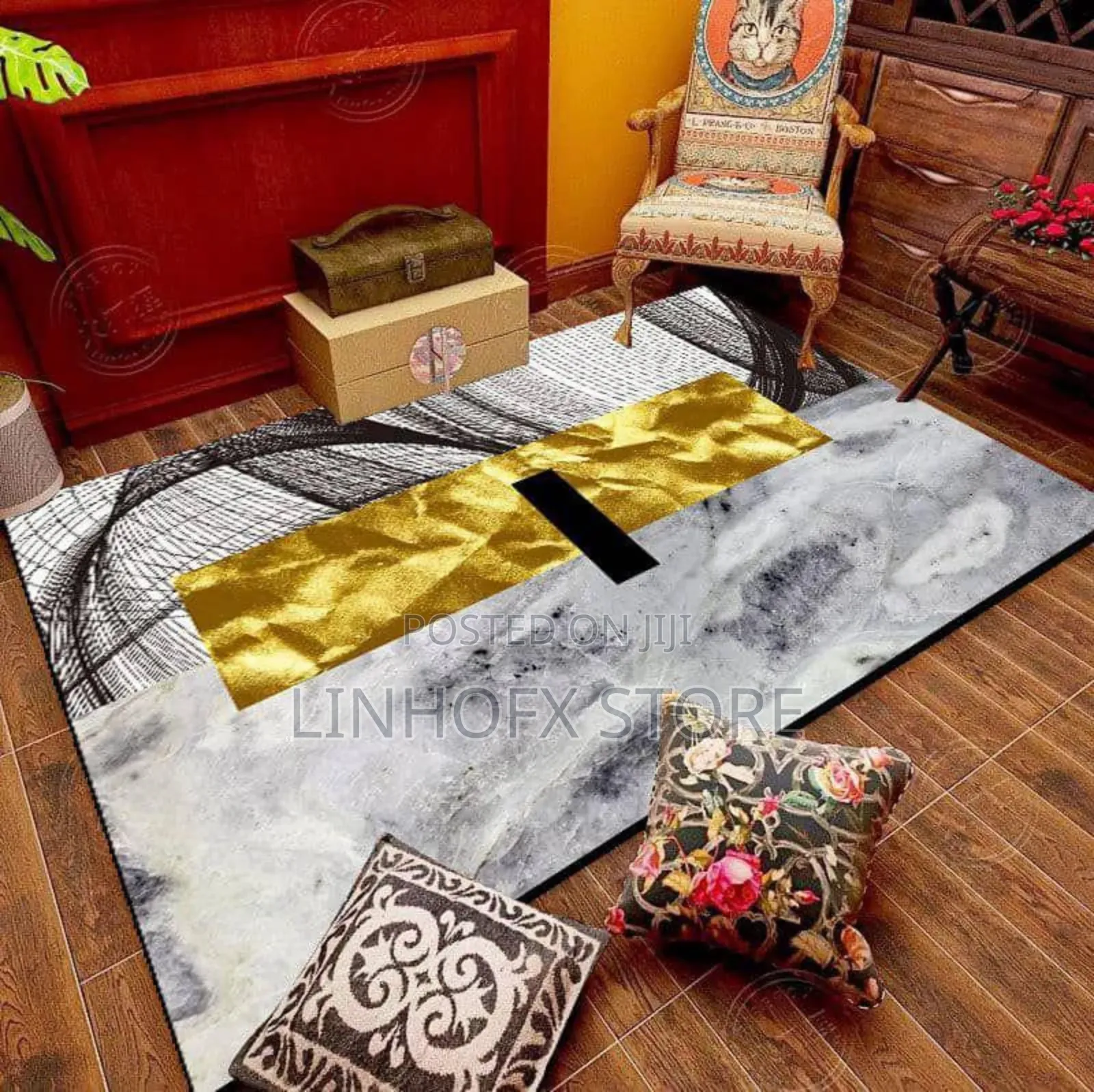 High-Quality 3d Center Rug