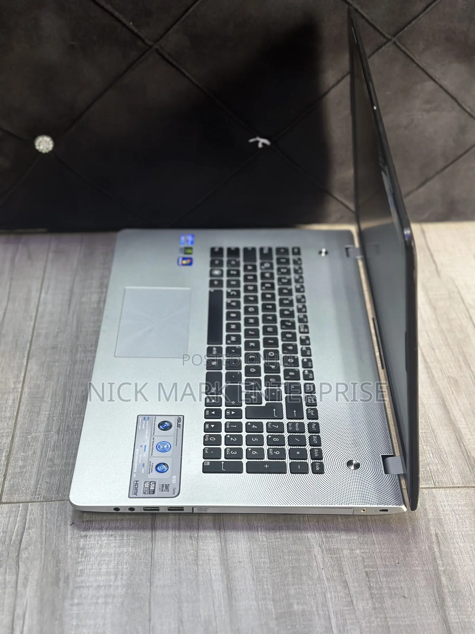 Laptop Asus N76VM 8GB Intel Core i7 HDD 500GB