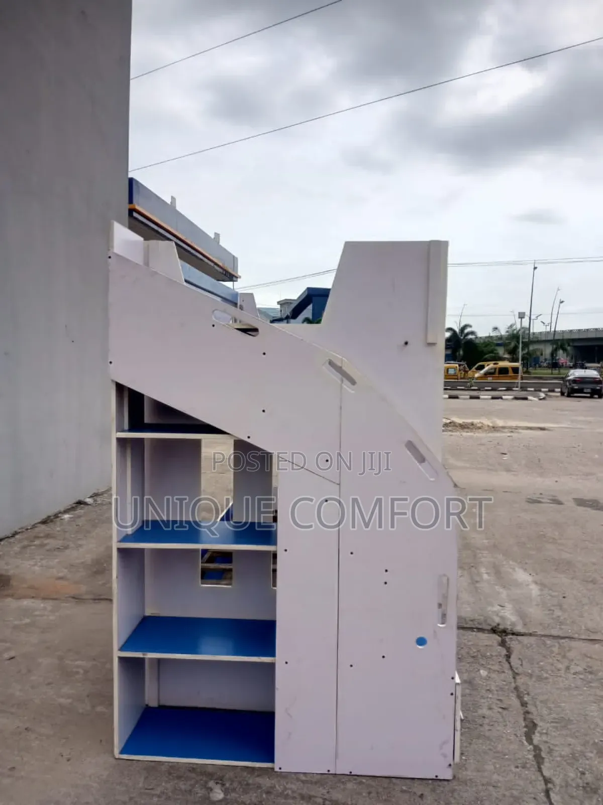 Top Quality 31⁄2 by 6 Colourful Bunk Bed With Side and Down Drawers