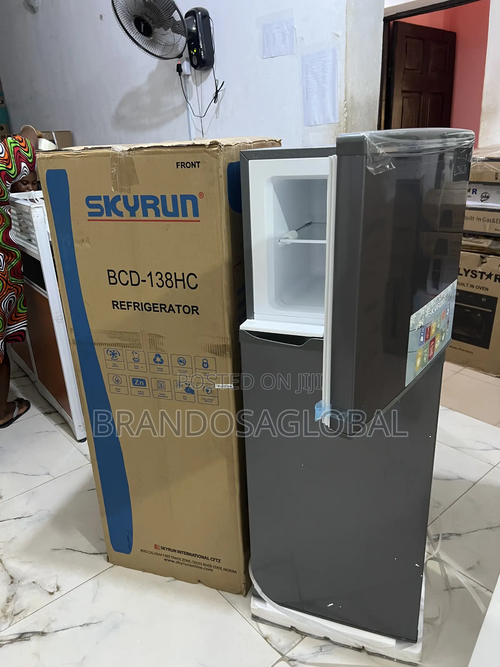 Skyrun BCD-138hc 138l Top Mount Refrigerator