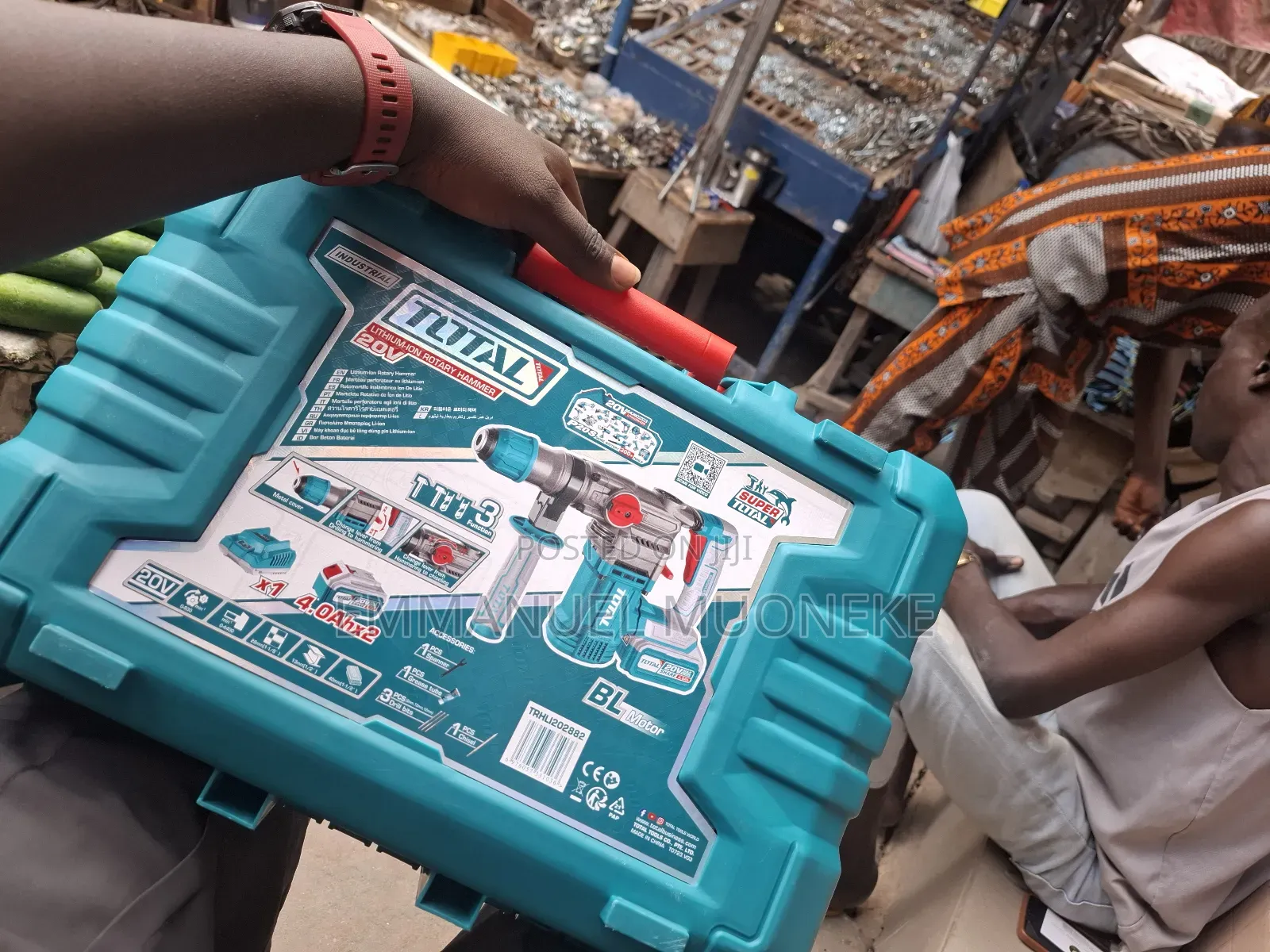Total Lithium Rotary Hammer Machine Battery