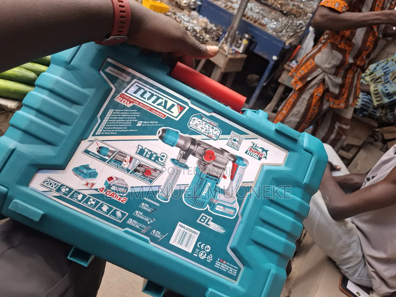Total Lithium Rotary Hammer Machine Battery