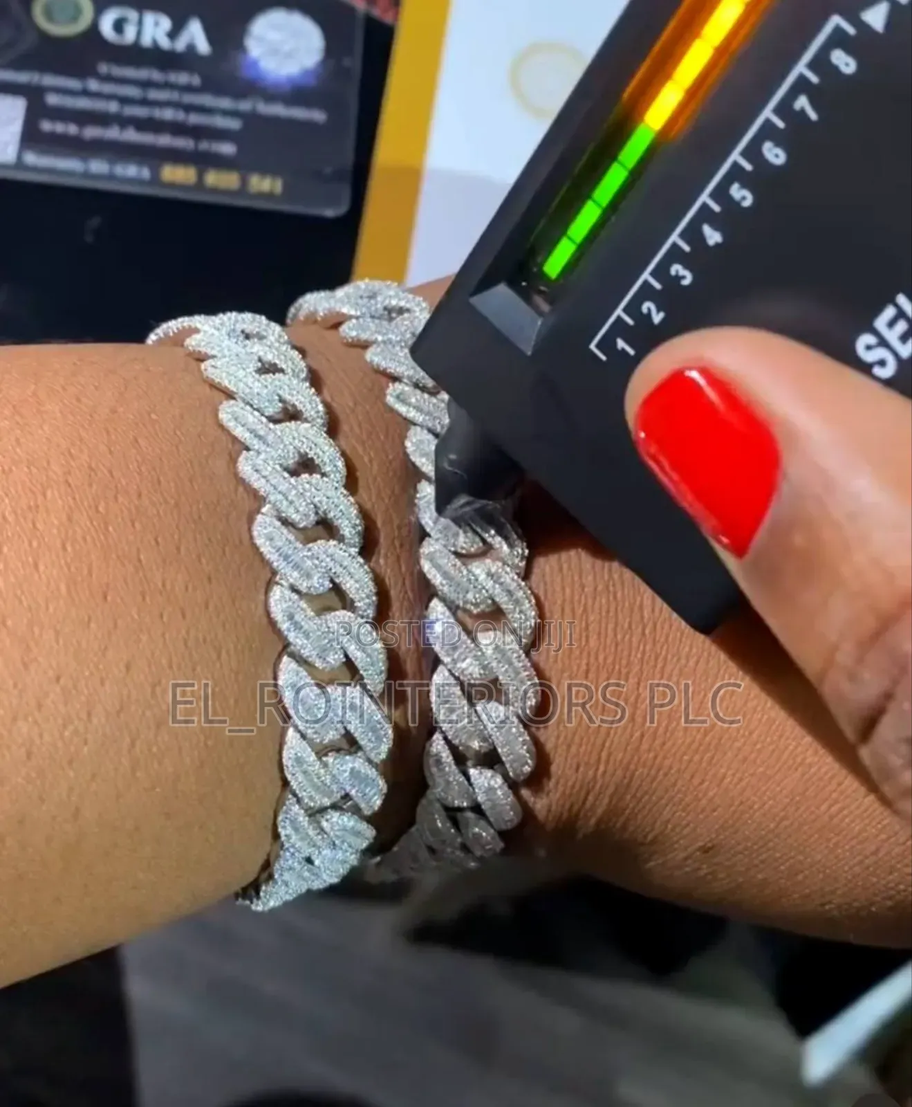 VVS Moissanite Diamond Bugatti Bracelet