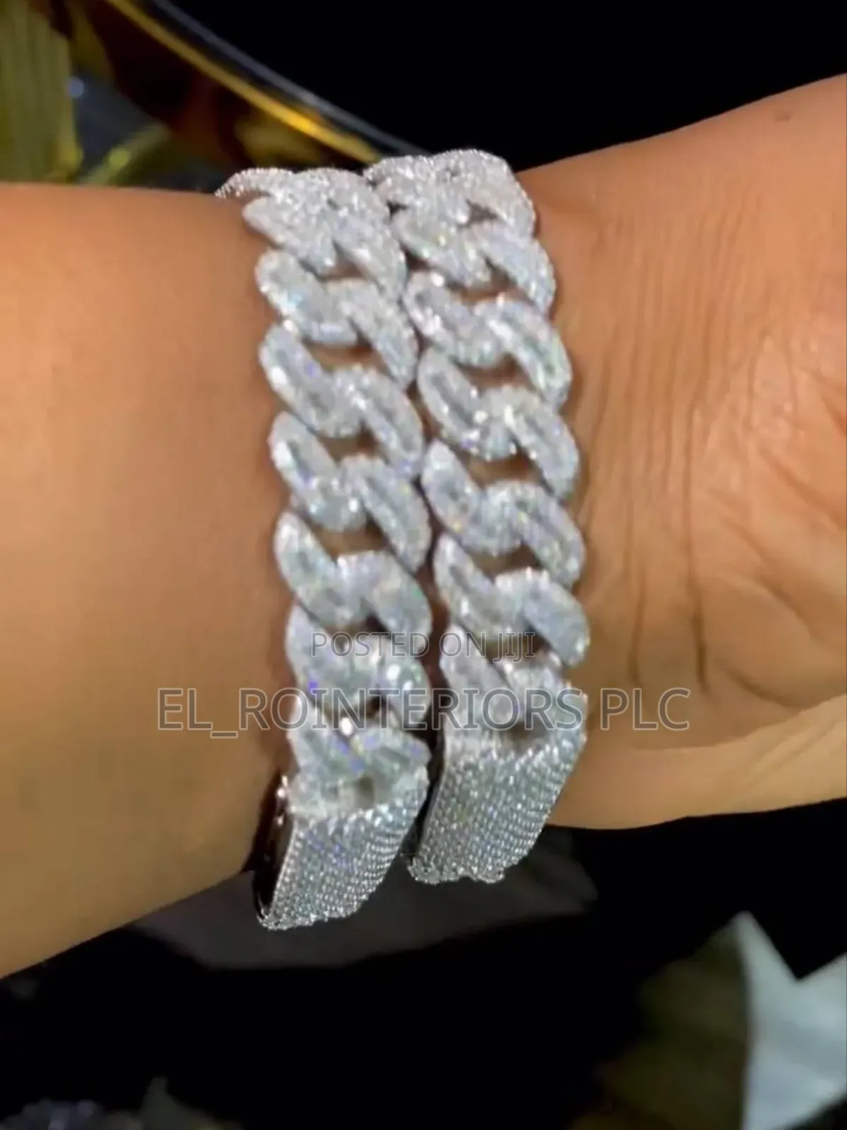 VVS Moissanite Diamond Bugatti Bracelet