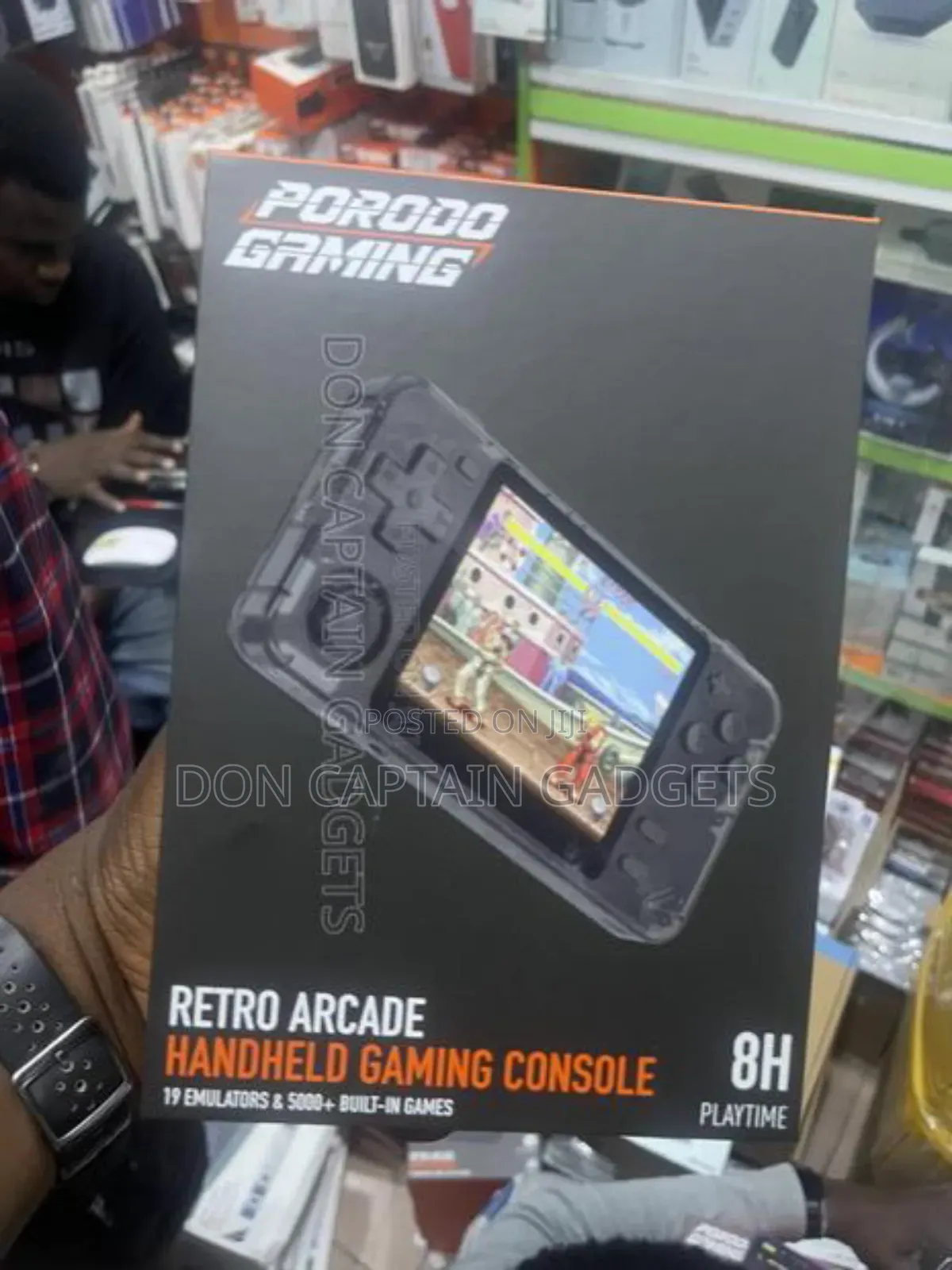 Porodo Gaming Retro Arcade Handheld Gaming Console 5000 Inbuilt Games