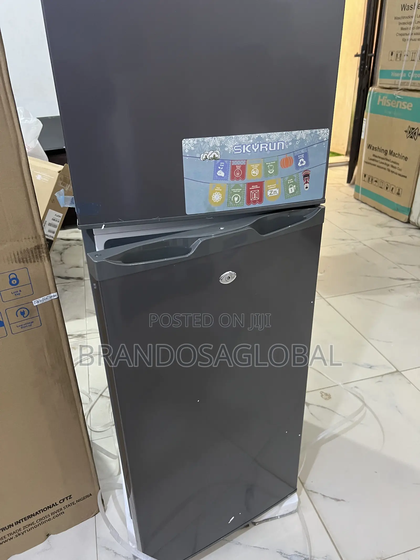 Skyrun 138l Fridge – Modern Double Door Design, Reliable Cooling