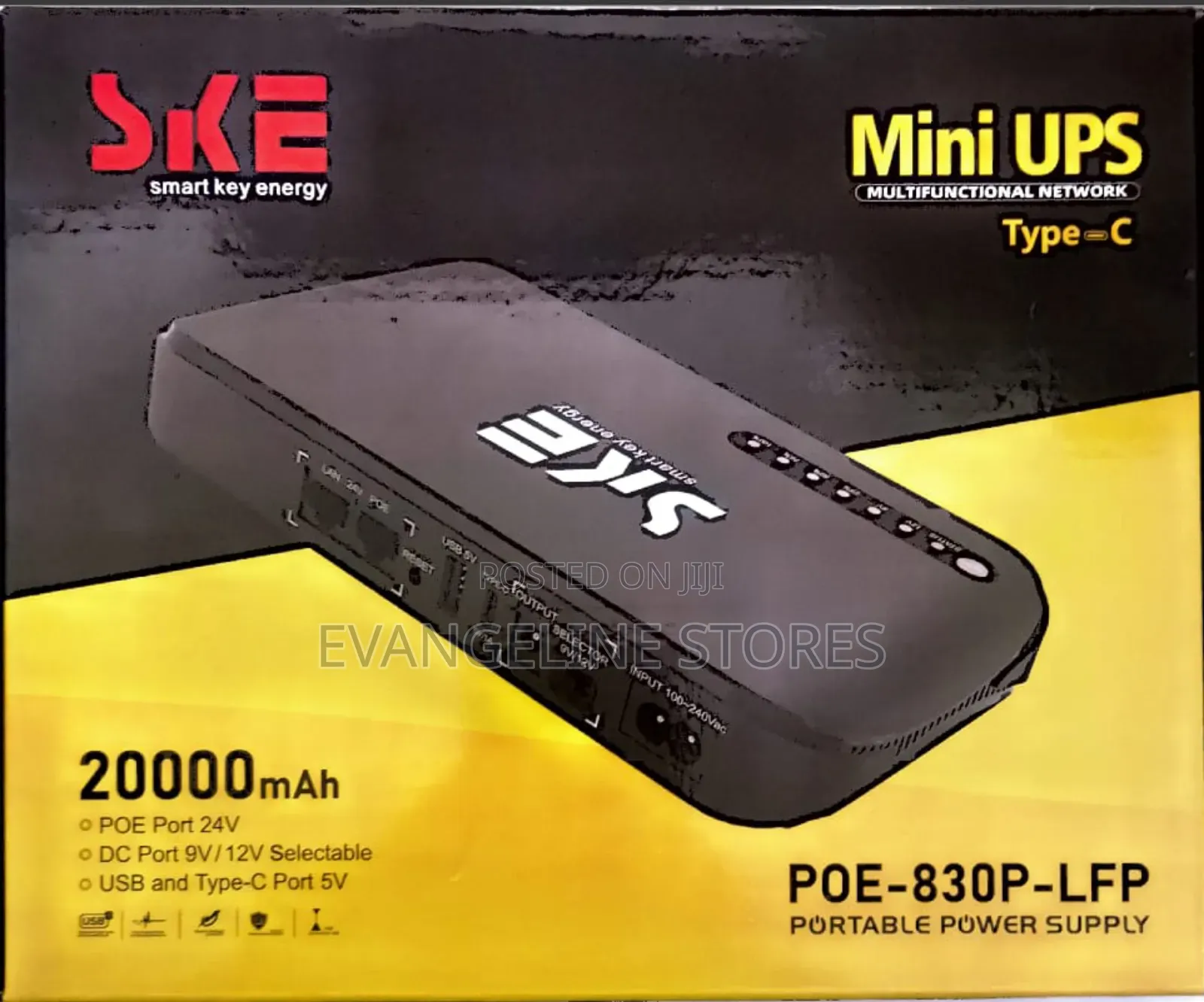 Ske Be Poe-830 Mini Dc Ups 20000mah Router Power Bank