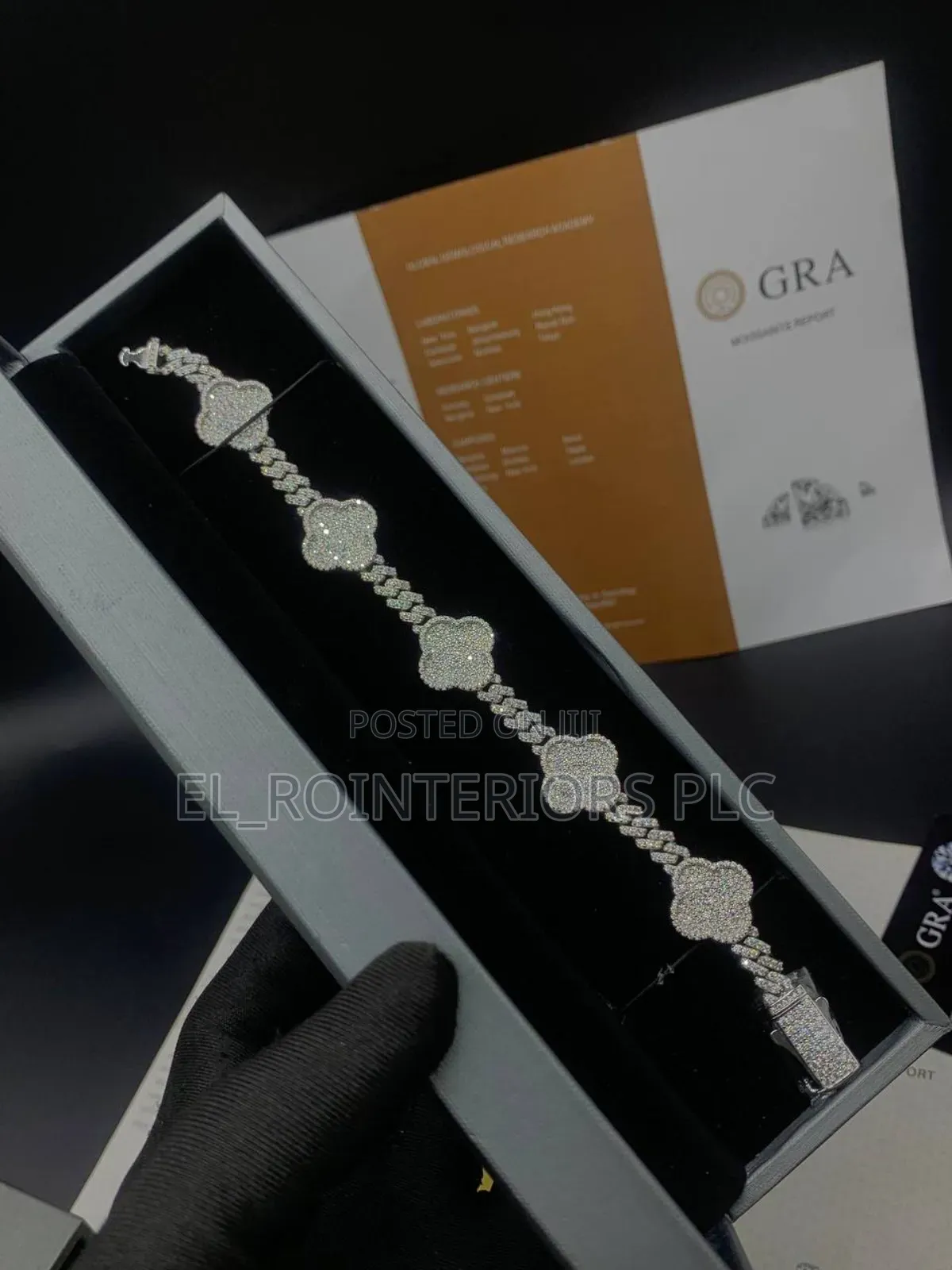 Moissanite Diamond Vca Bracelet 