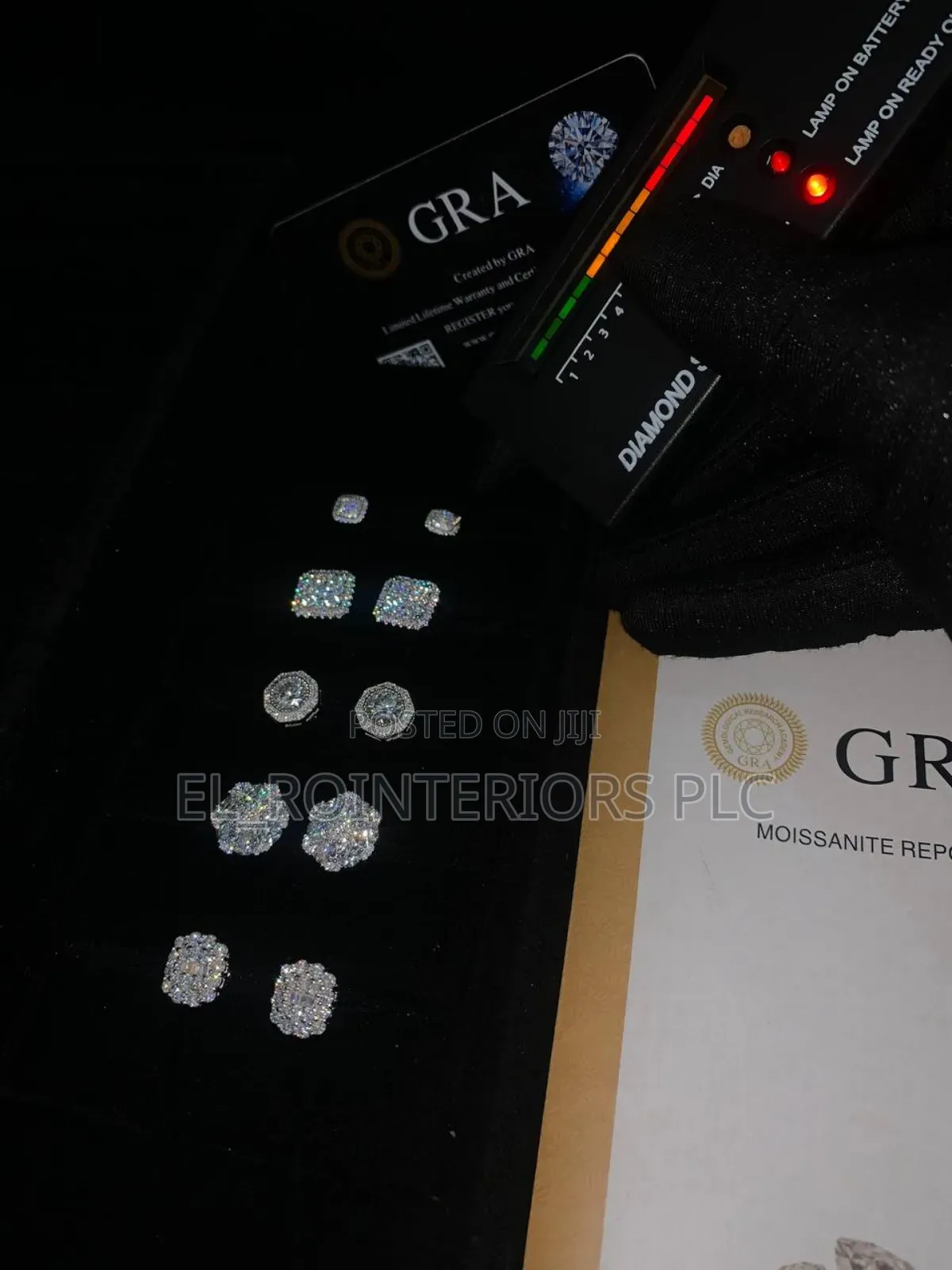 VVS Moissanite Diamond Earrings