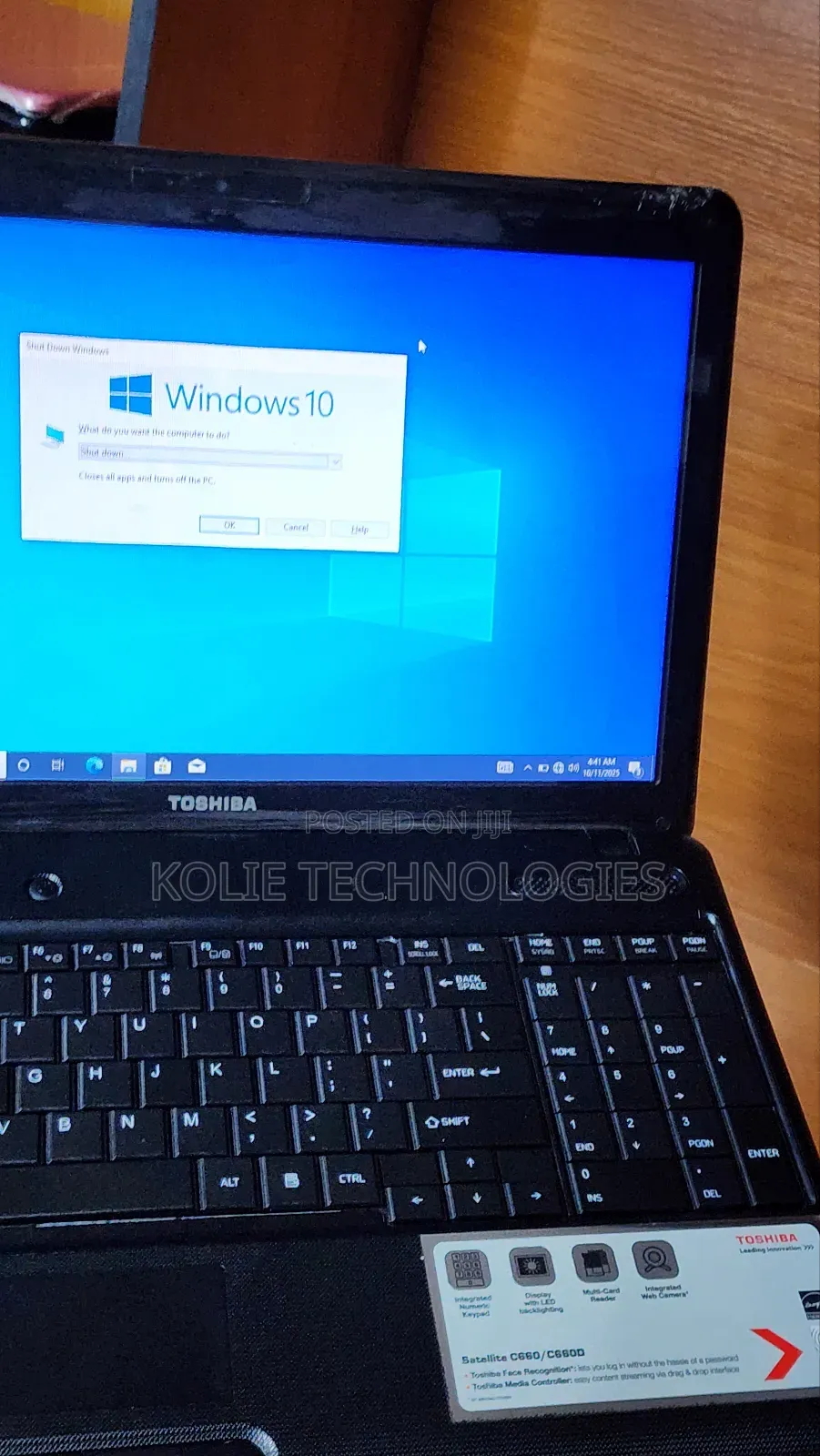 Laptop Toshiba Satellite Pro C650 4GB Intel Celeron HDD 250GB