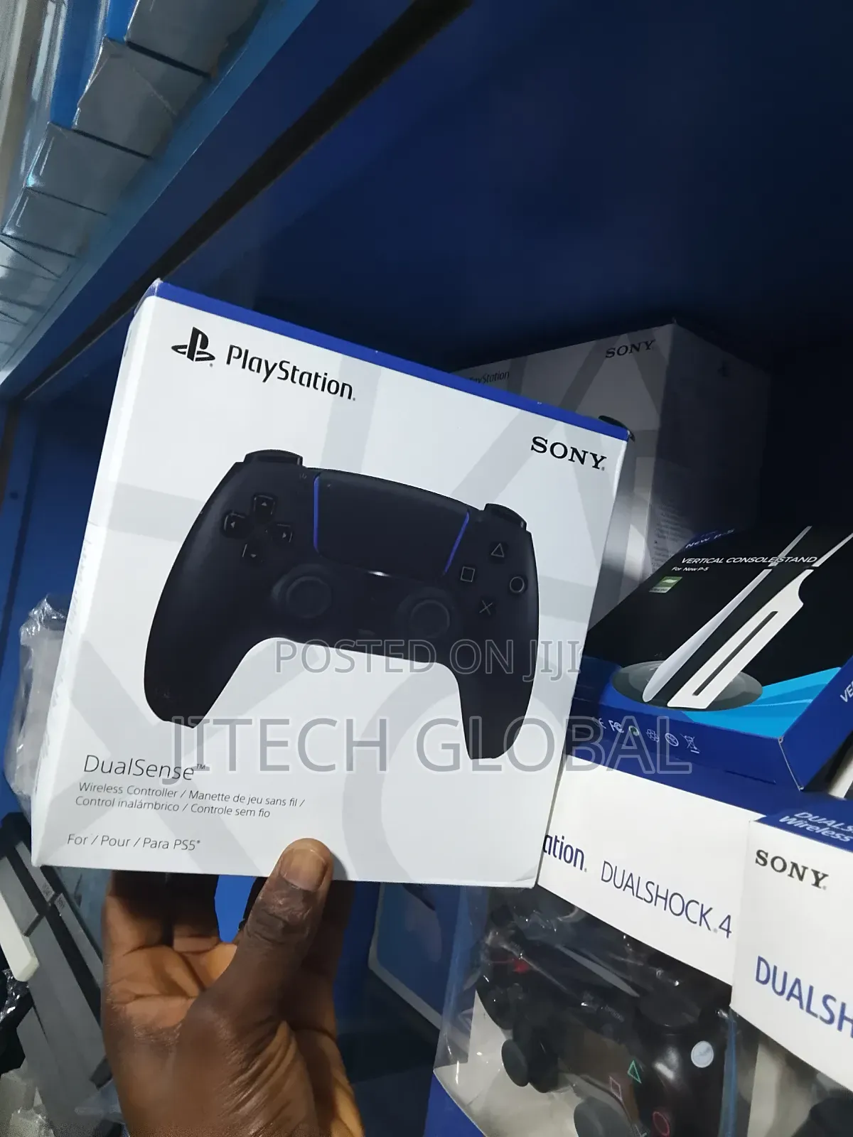 Sony Ps5 Controller- Dualsense Wireless Pad- Playstation 5- Black