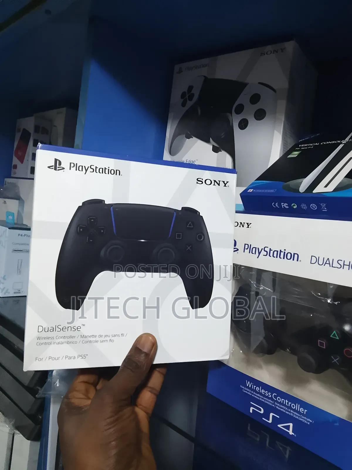 Sony Ps5 Controller- Dualsense Wireless Pad- Playstation 5- Black