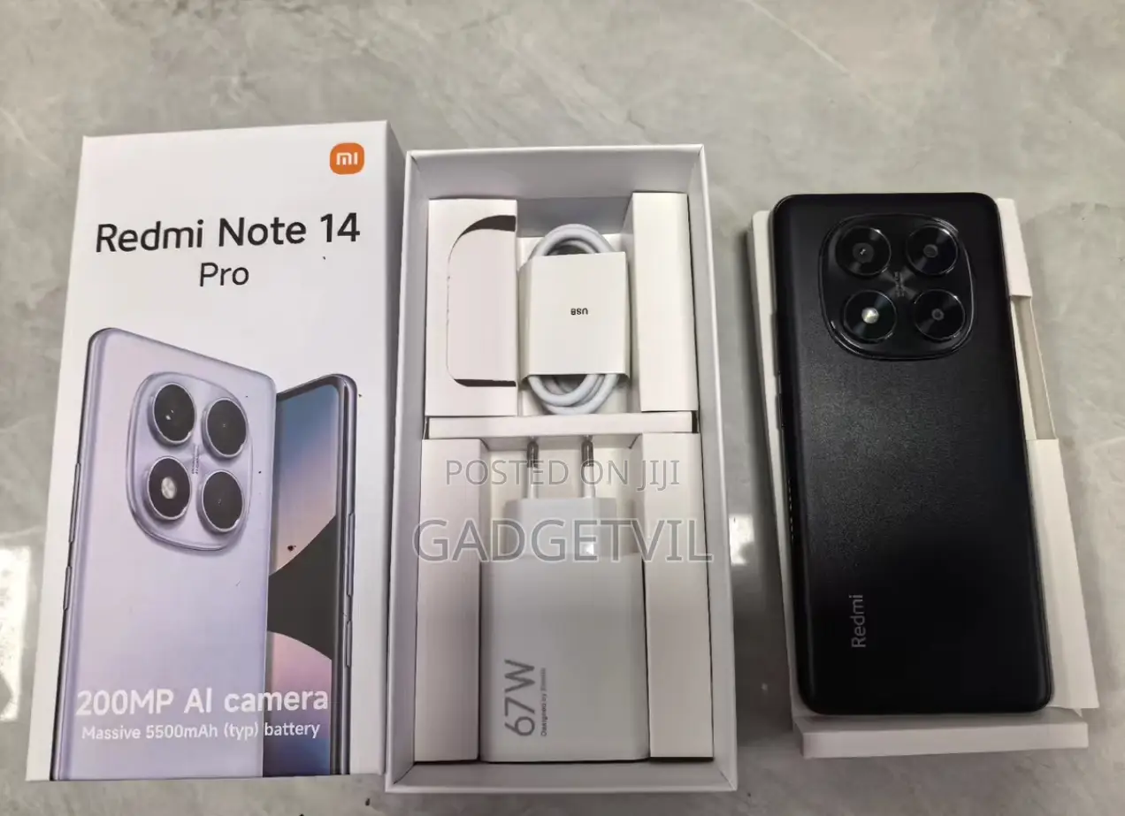 New Xiaomi Redmi Note 14 Pro 5G 512 GB Black