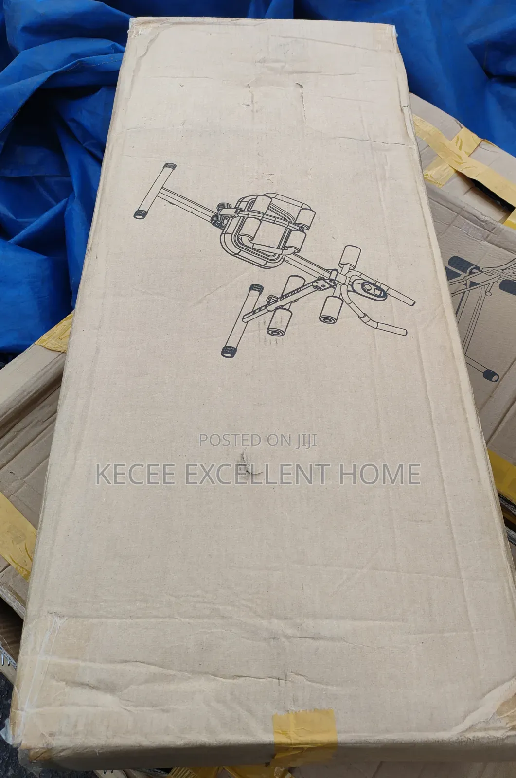 Fitness Roller Exercise Machine With Rope