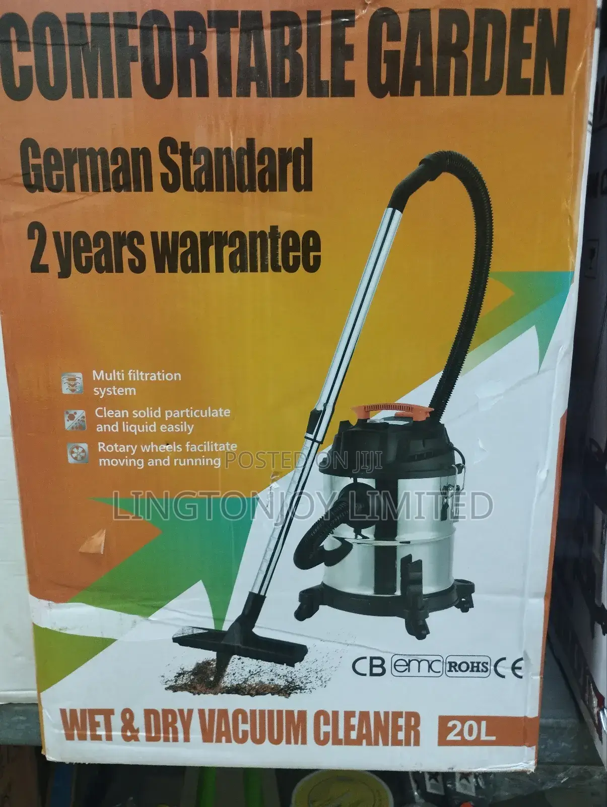 20 Liters Vacuum Cleaner With Nozzles