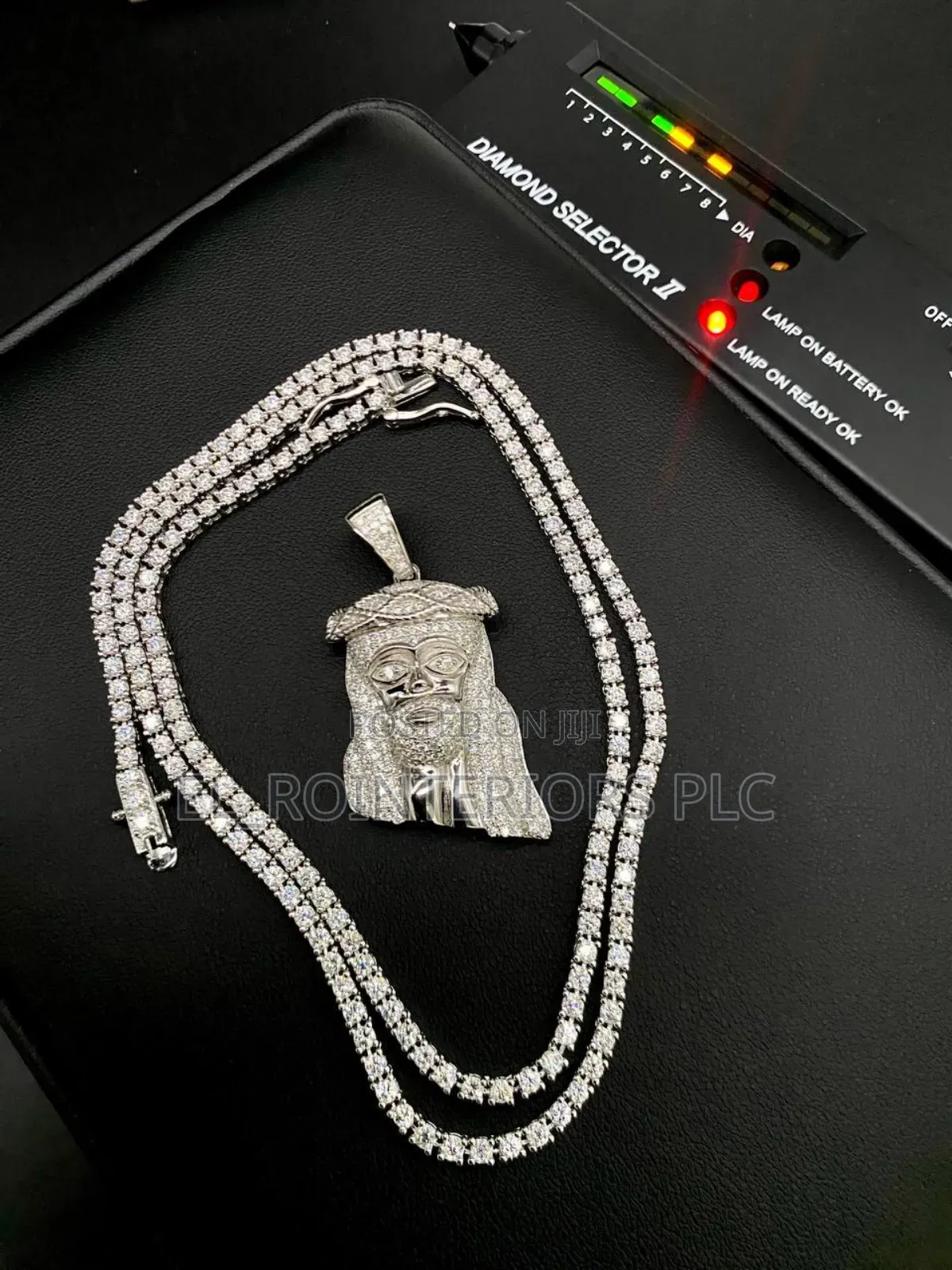 VVS Moissanite Diamond Jesus Pendant