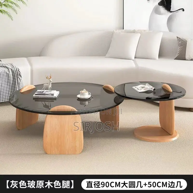 Round Glasse Center Table
