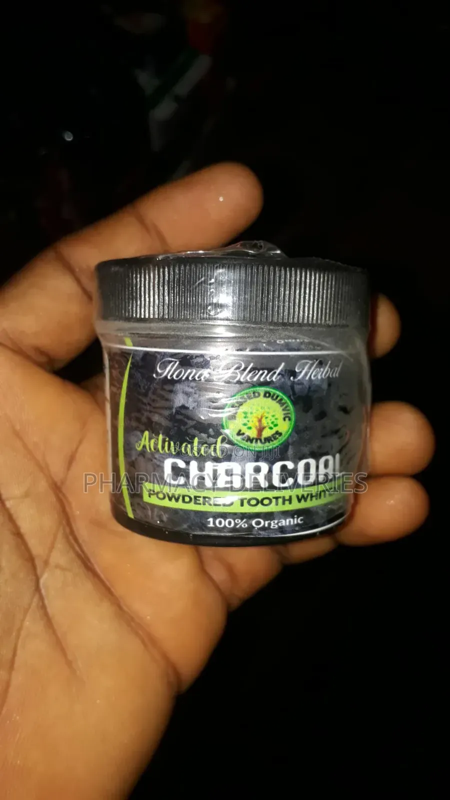 Herbal Activated Charcoal Powder – 100% Organic Tooth Whitener 