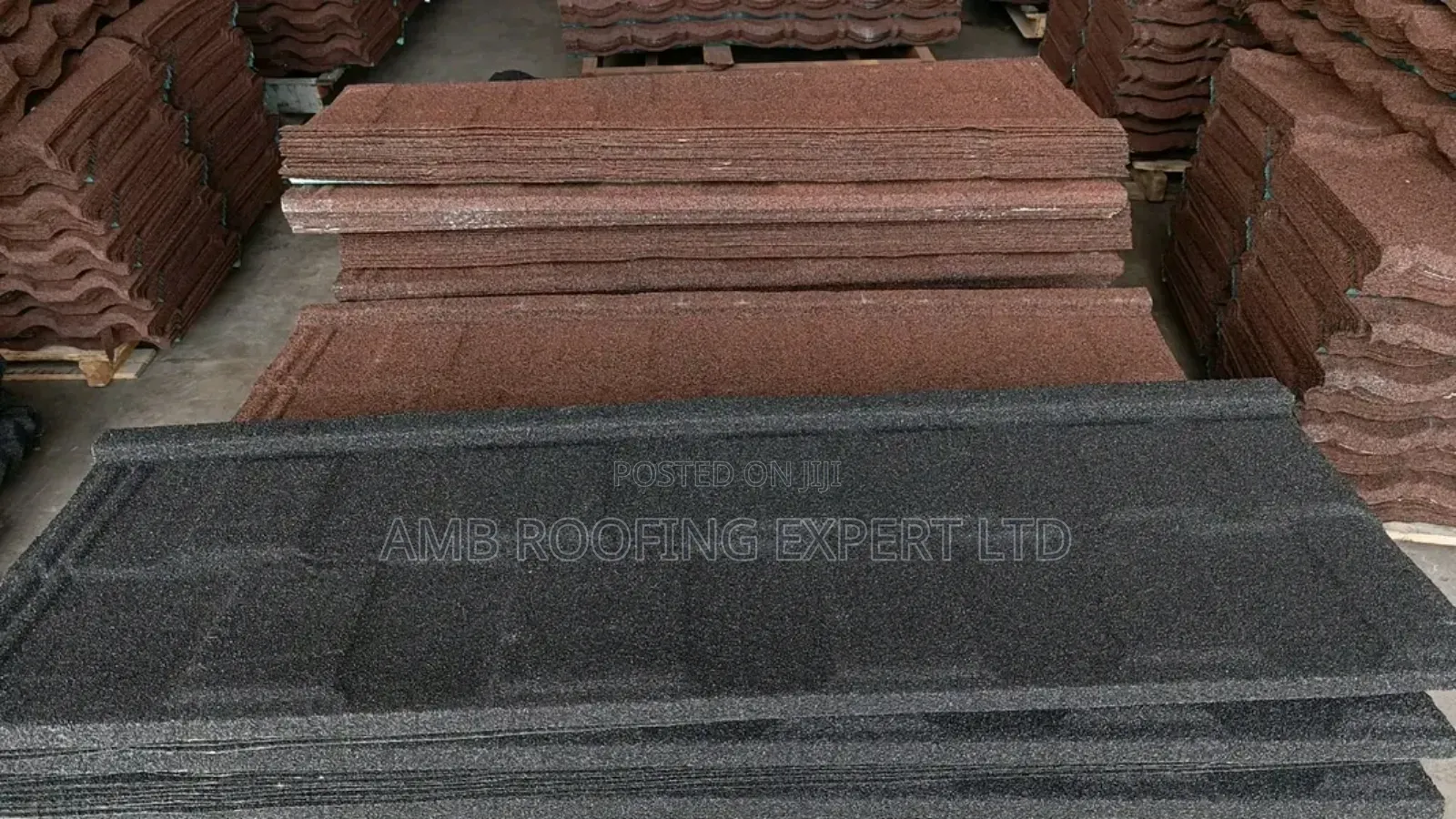 Korea Newzealand. Stone Coated Roofing System 50 Years Guarantee