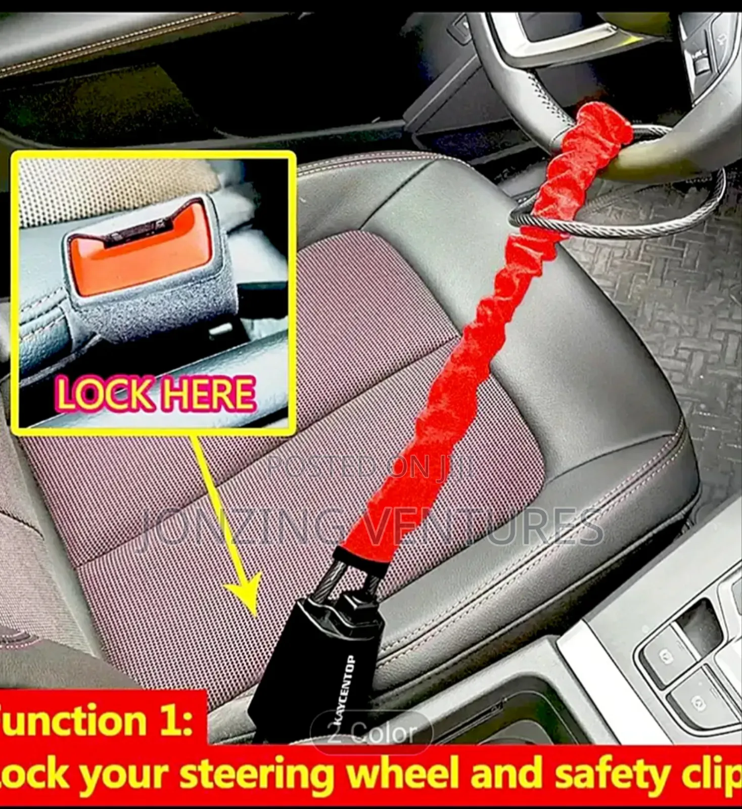 Universal Car Steering Wheel Lock
