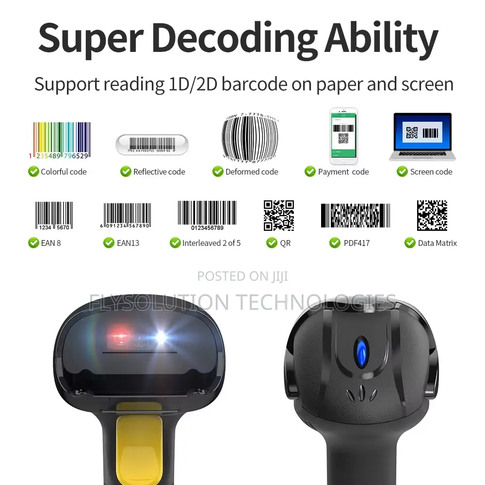 X-9101c Supermarket Wireless 2.4g Qr Code Handheld 2d Barcode Scanner