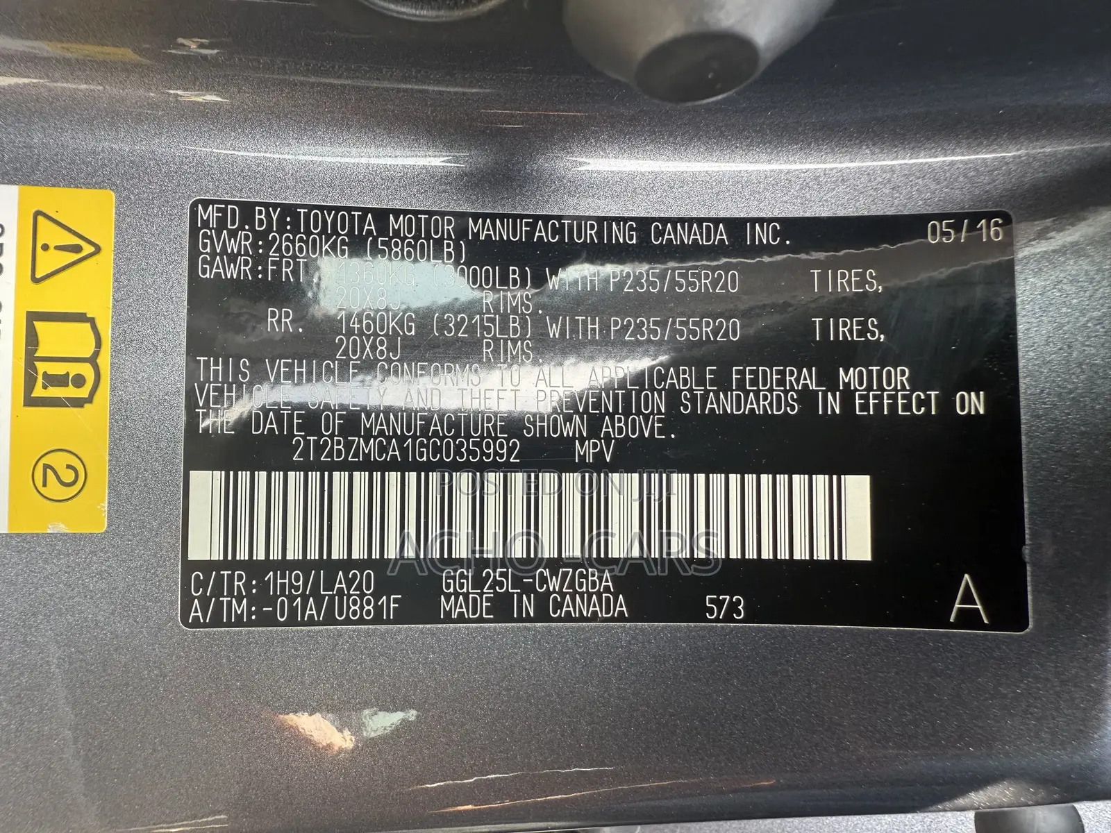 Lexus RX 2016 Gray