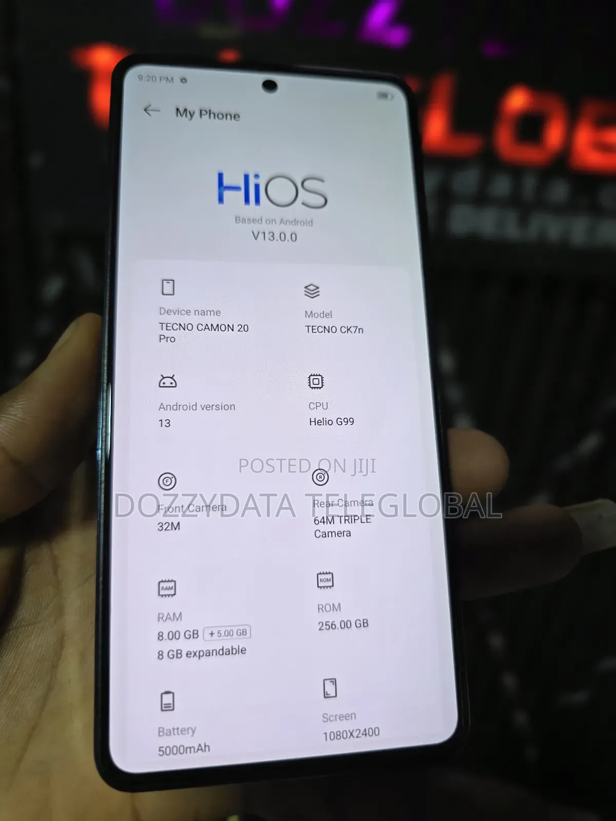 Tecno Camon 20 Pro 256 GB Green