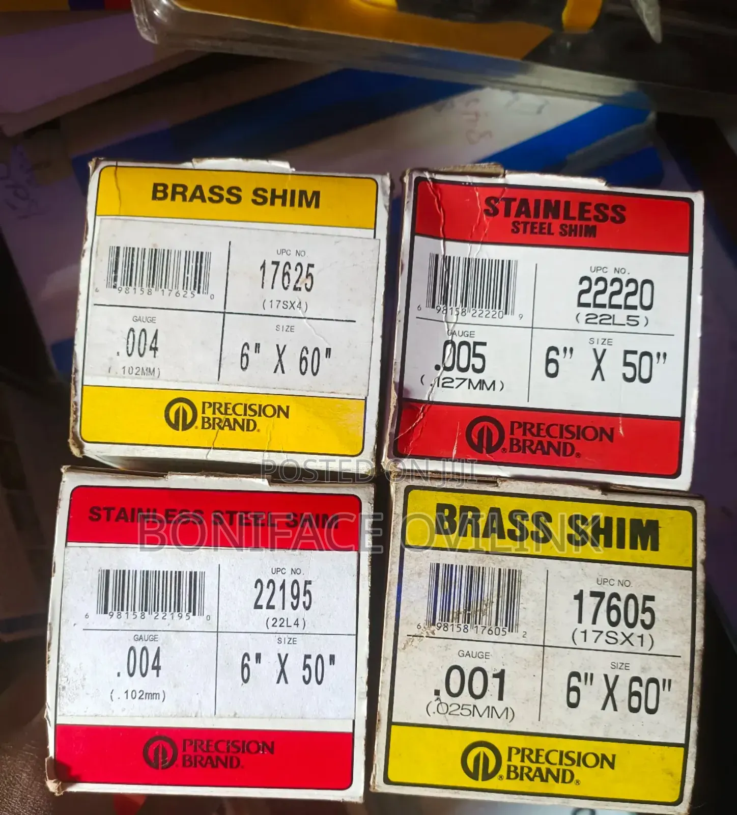 Brass Shim ( All Sizes Available )