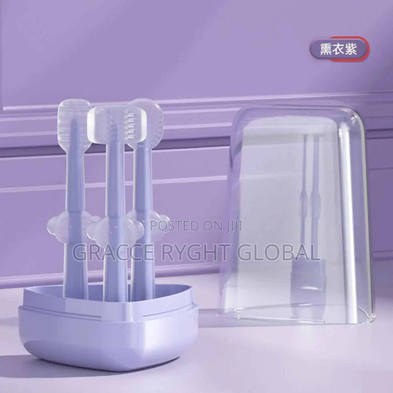 3pcs Silicon Soft Bristle Baby Toothbrush Brush