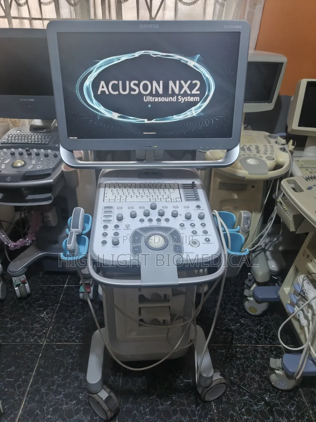 Siemens Acuson Nx2 With Convex Linear Probe
