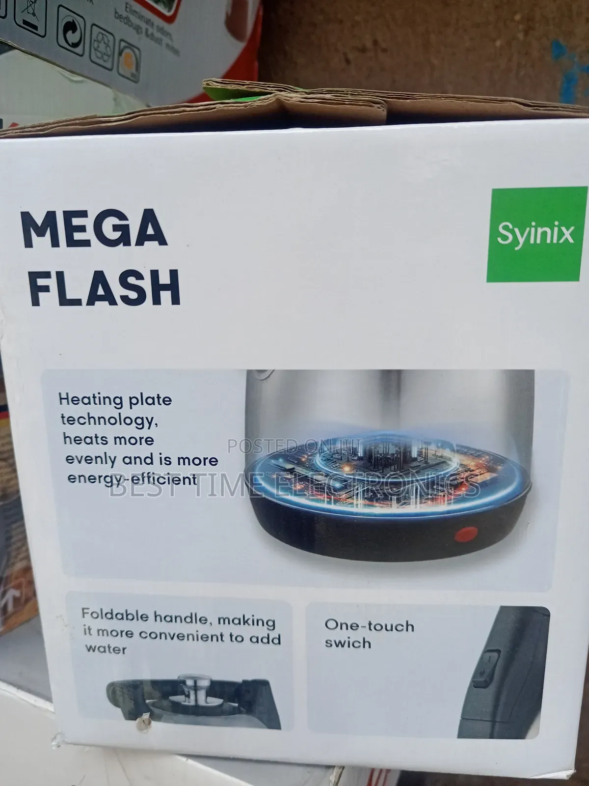 Original Syinix Mega Flash 5.0ltr Electrical Kettle