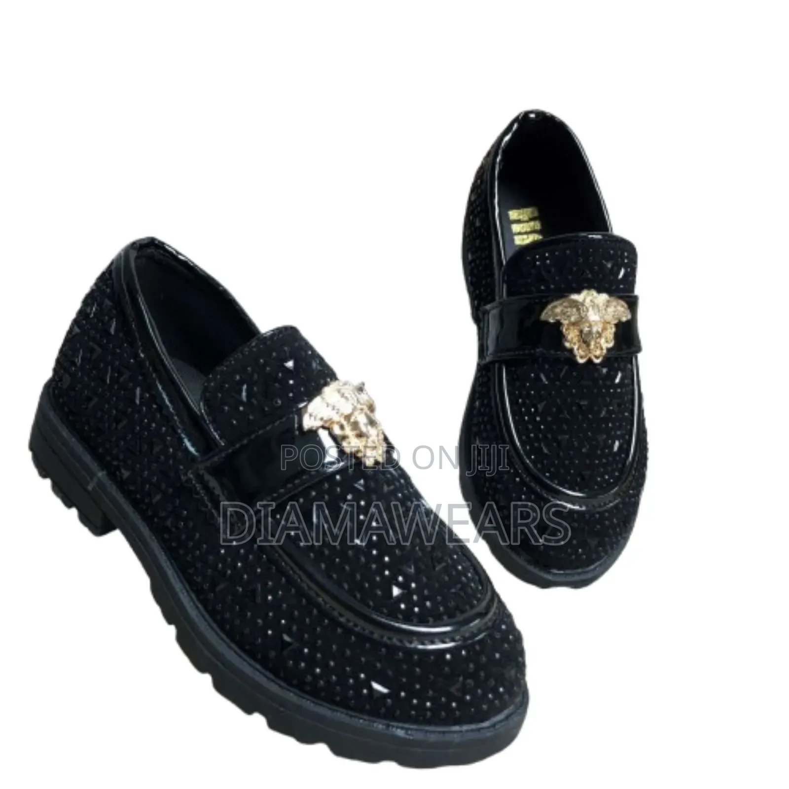 Bkack Unisex Children Loafers Shoes
