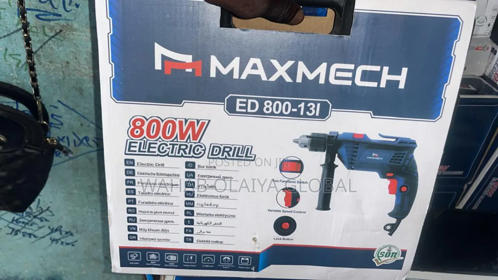 Maxmech Electric Drill Machine – 750v 800v High-Power Tool