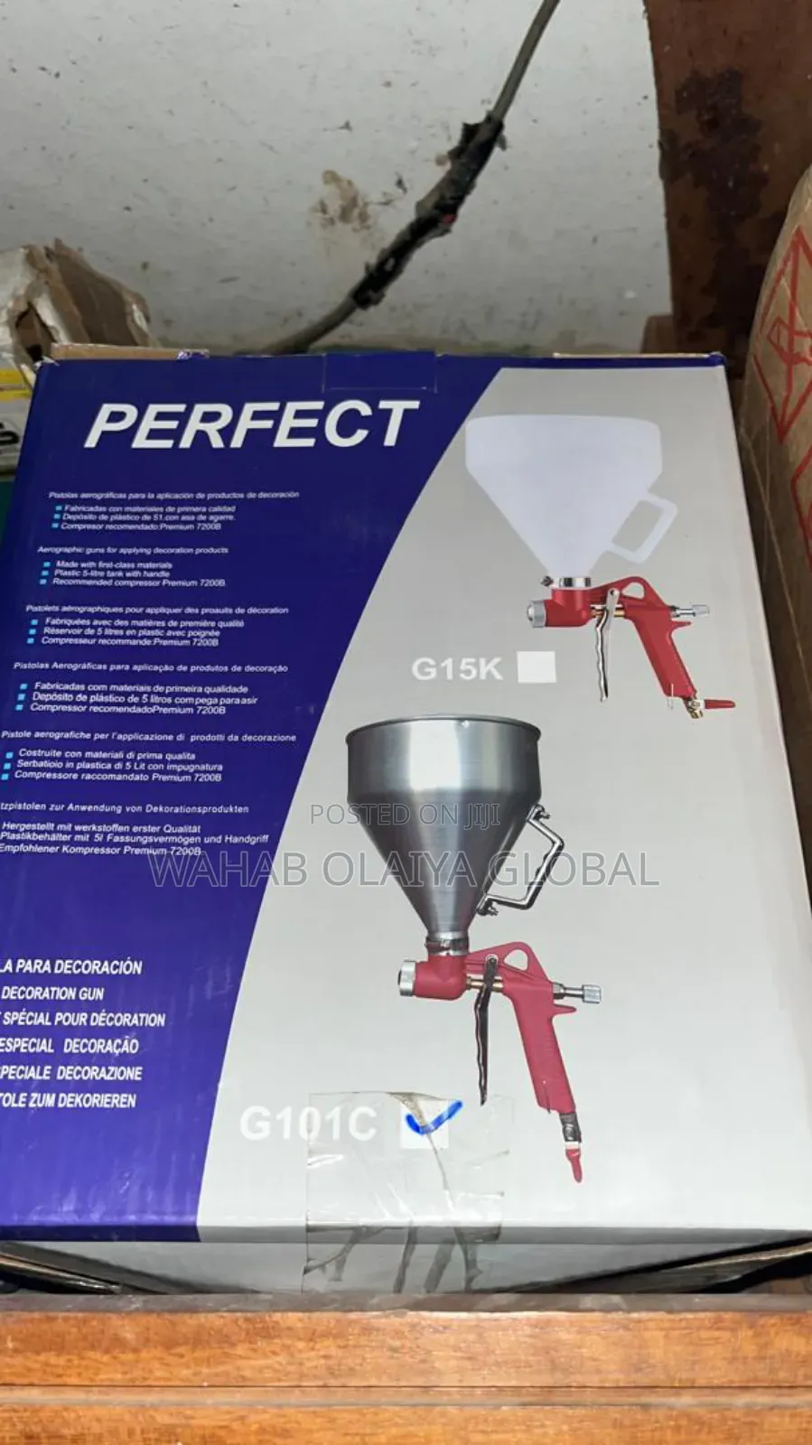 Pneumatic Hopper Spray Gun – High-Pressure Wall Ceiling Texture Tool