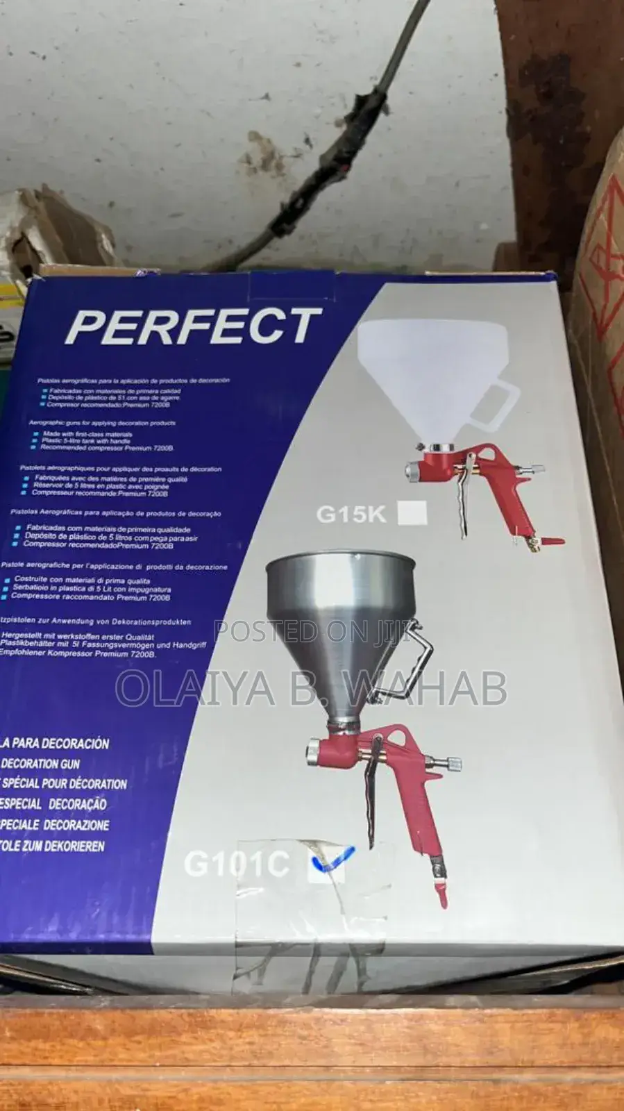 Pneumatic Hopper Spray Gun – High-Pressure Wall Ceiling Texture Tool